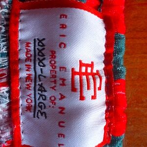 Eric Emmanuel Men's green shorts with 🍊 🟧 logo sz - 3XL U.A.- price reflected